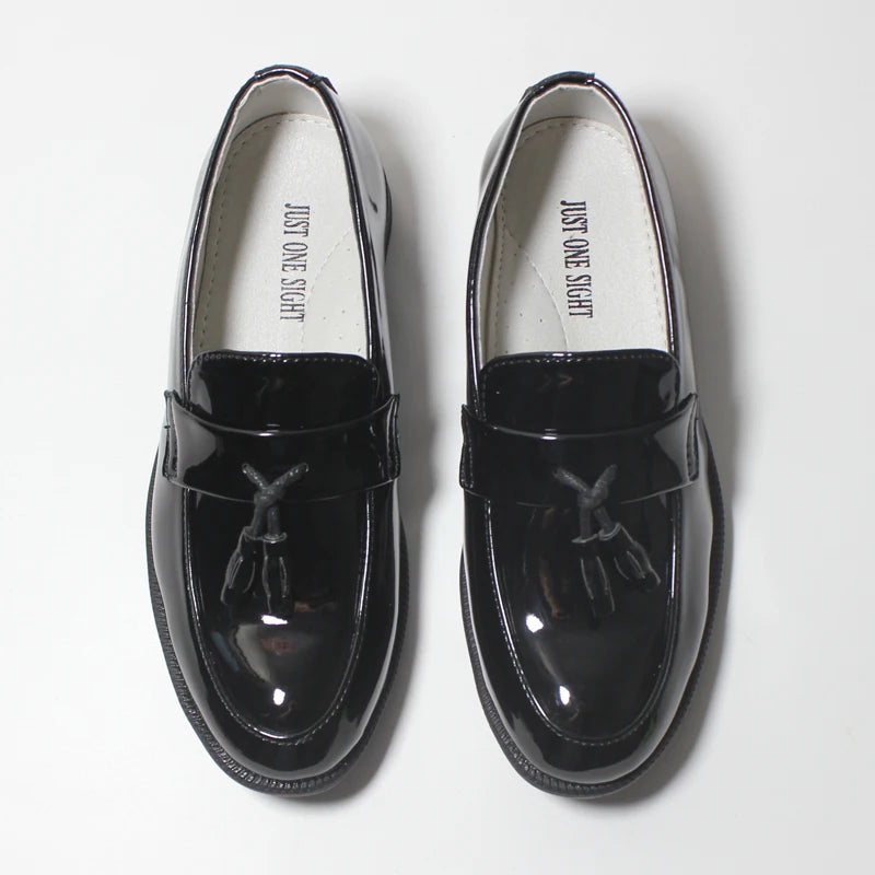Boys Patent Leather Dress Shoes