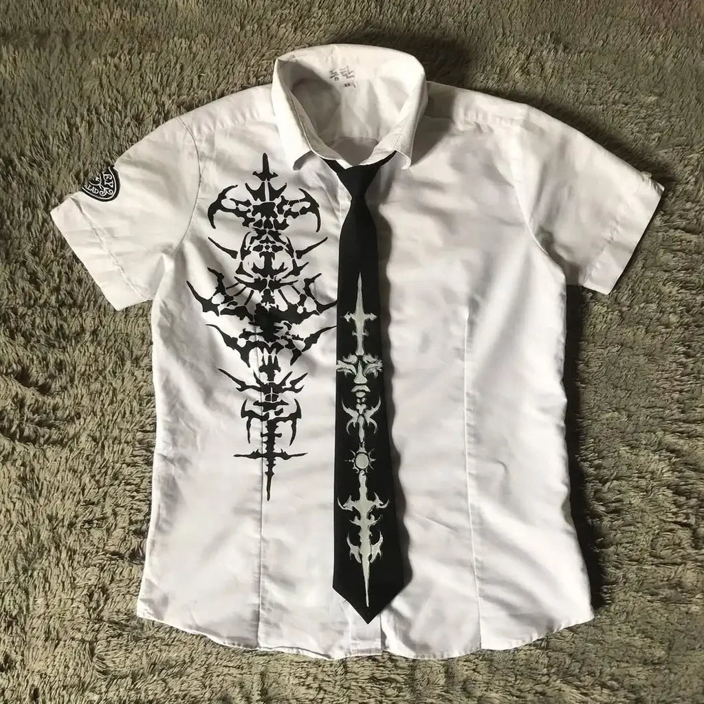 Y2K White Shirt Affliction