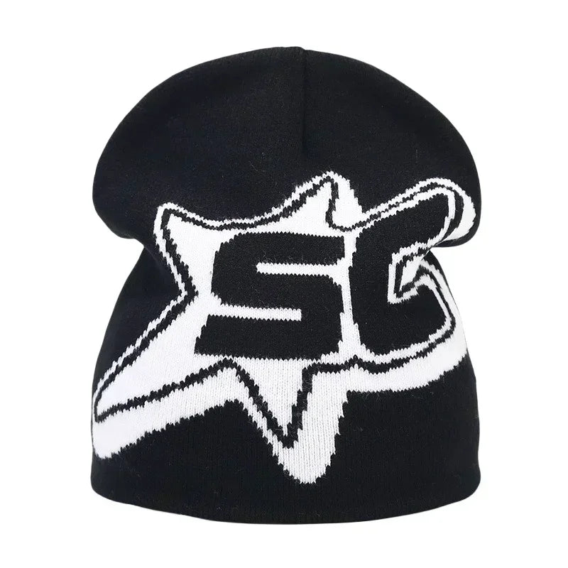 Y2K Letter Knit Beanie