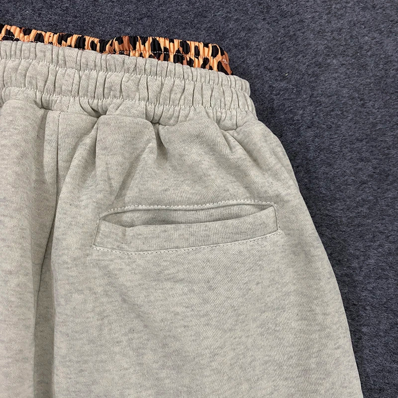Leopard Double Waist Sweatpants