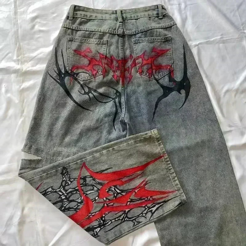 Wide legs Y2K jeans