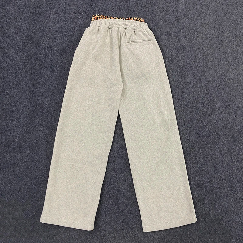 Leopard Double Waist Sweatpants