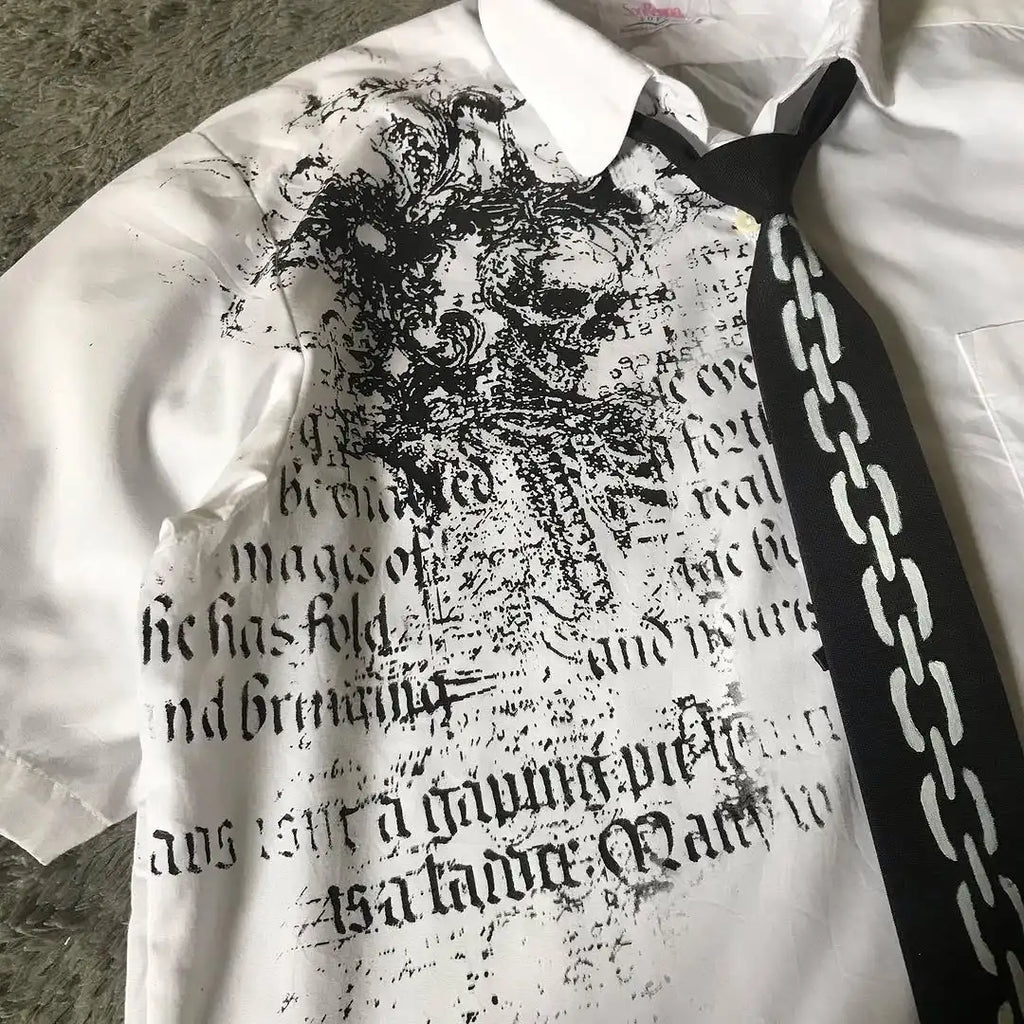 Y2K White Shirt Affliction