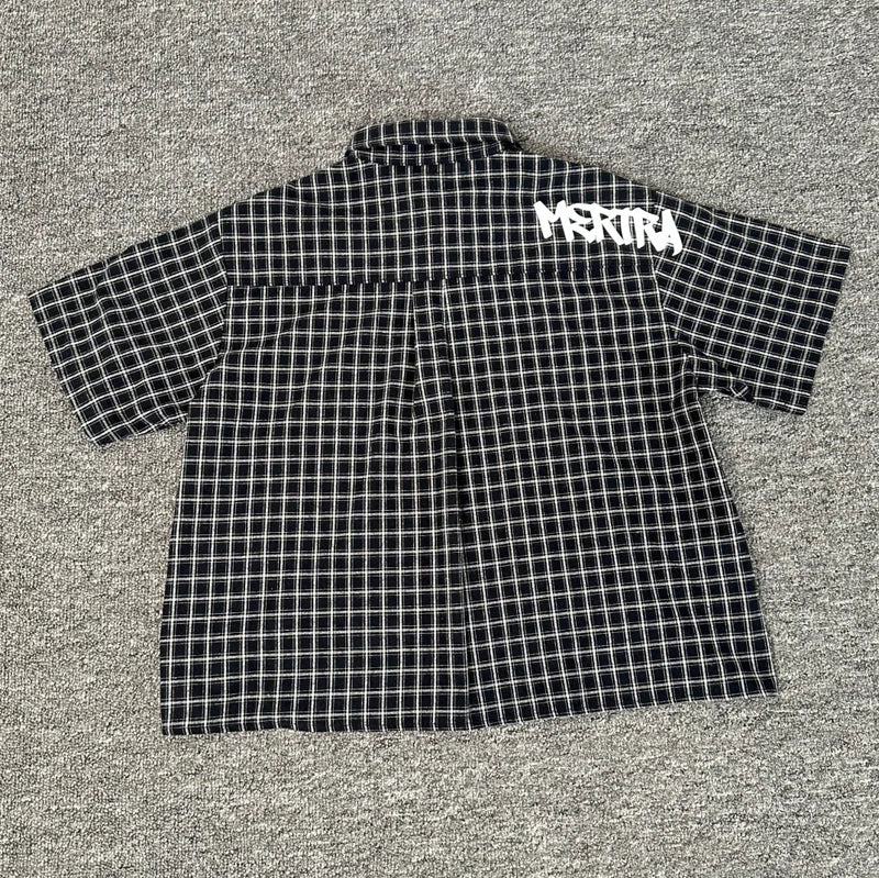 Cropped Plaid Shirt