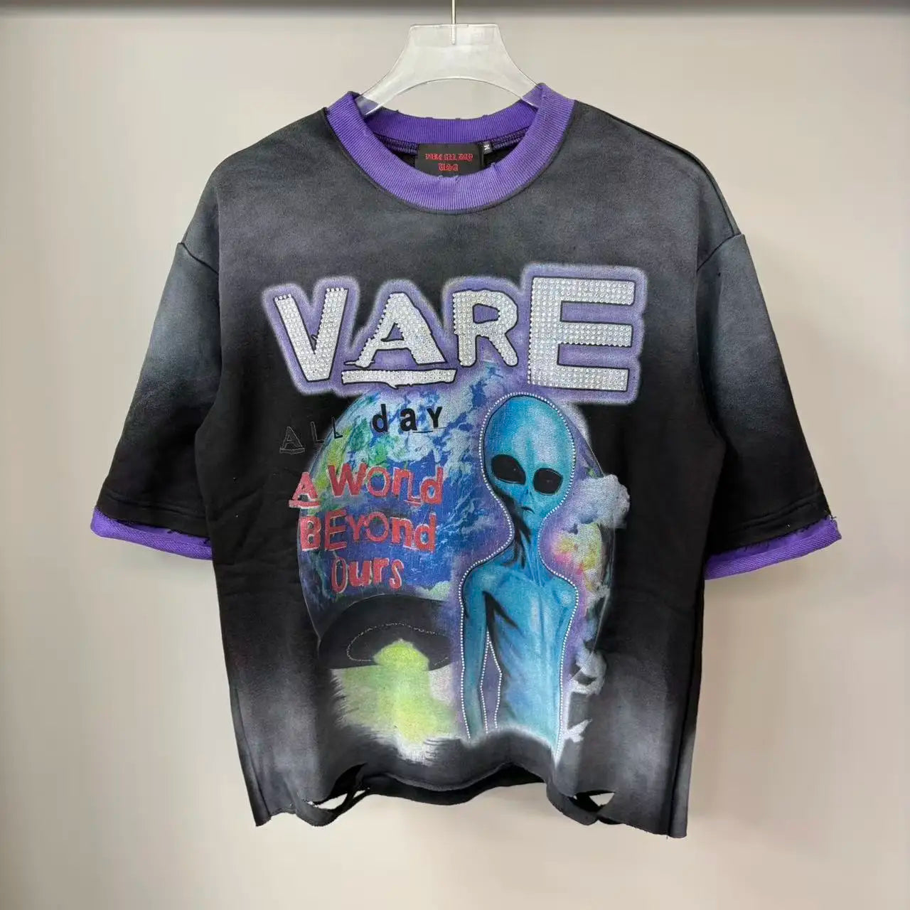 Rhinestone Diamond Baggy T-Shirt