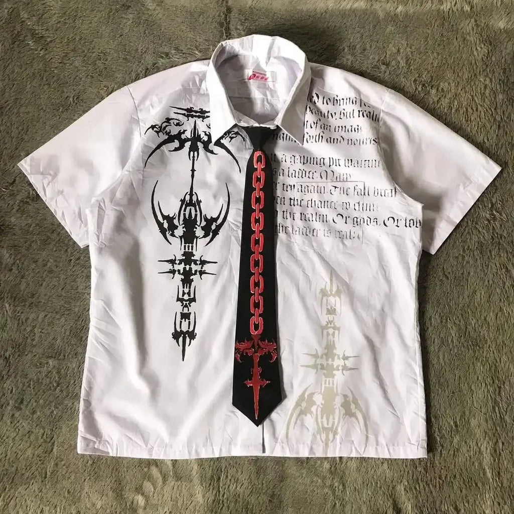 Y2K White Shirt Affliction