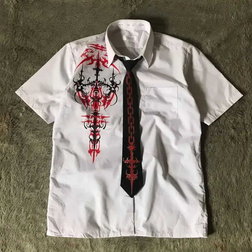 Y2K White Shirt Affliction