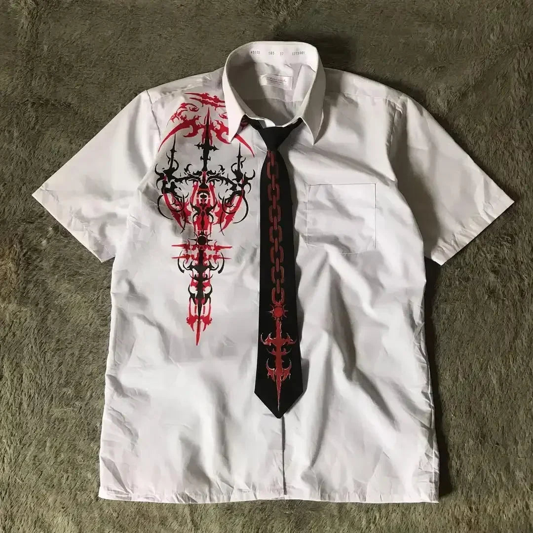 Y2K White Shirt Affliction