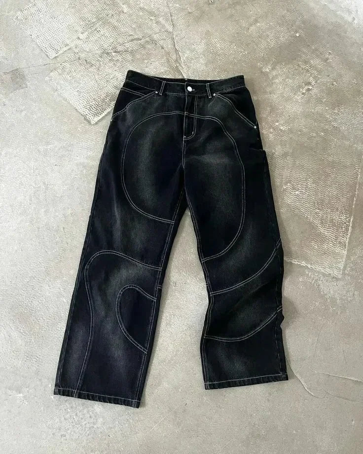 Denim Rhinestone Zip up