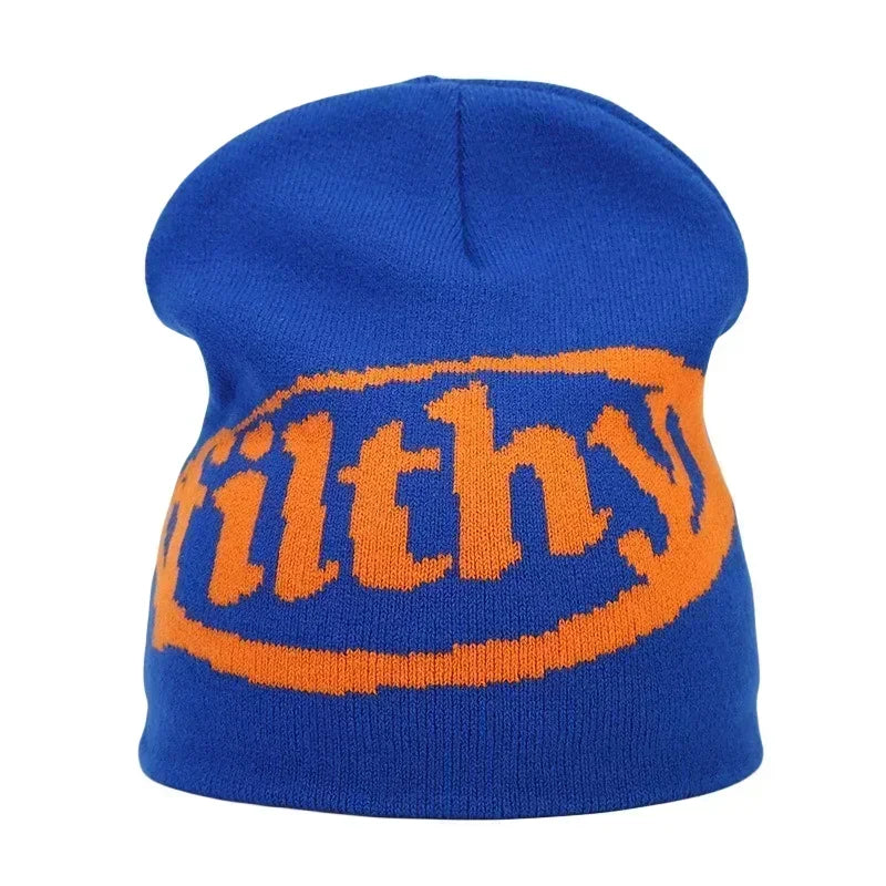 Y2K Letter Knit Beanie
