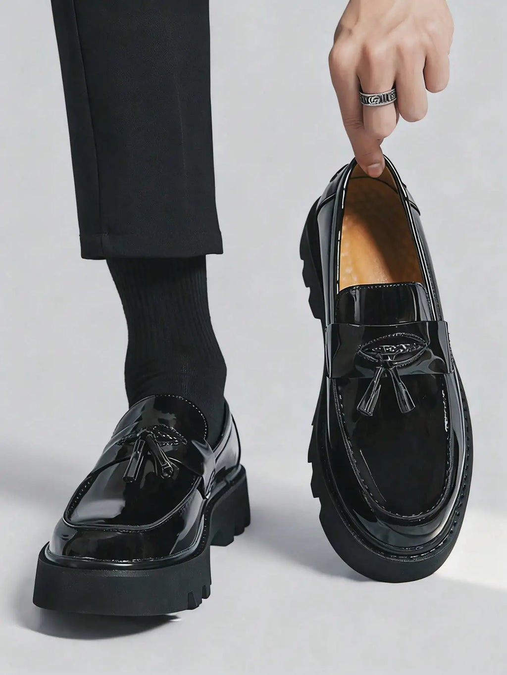 Black Penny Loafers