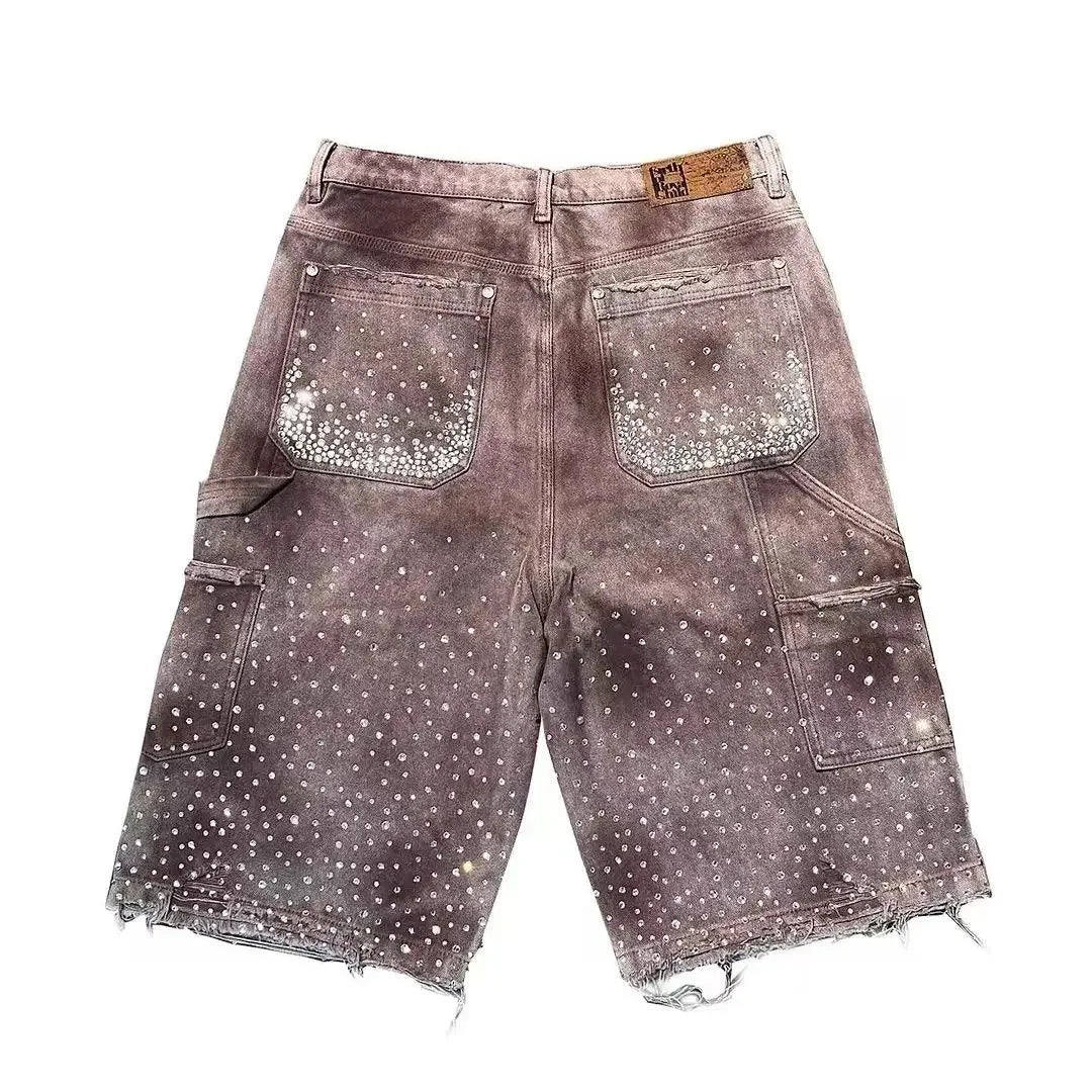 Rhinestone Jorts