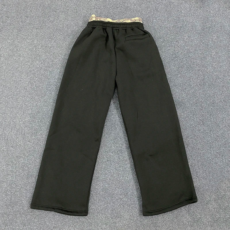 Leopard Double Waist Sweatpants