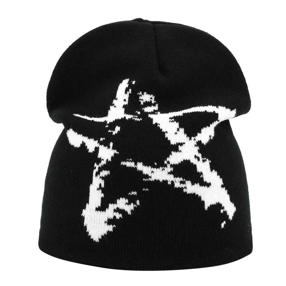 Y2K Letter Knit Beanie