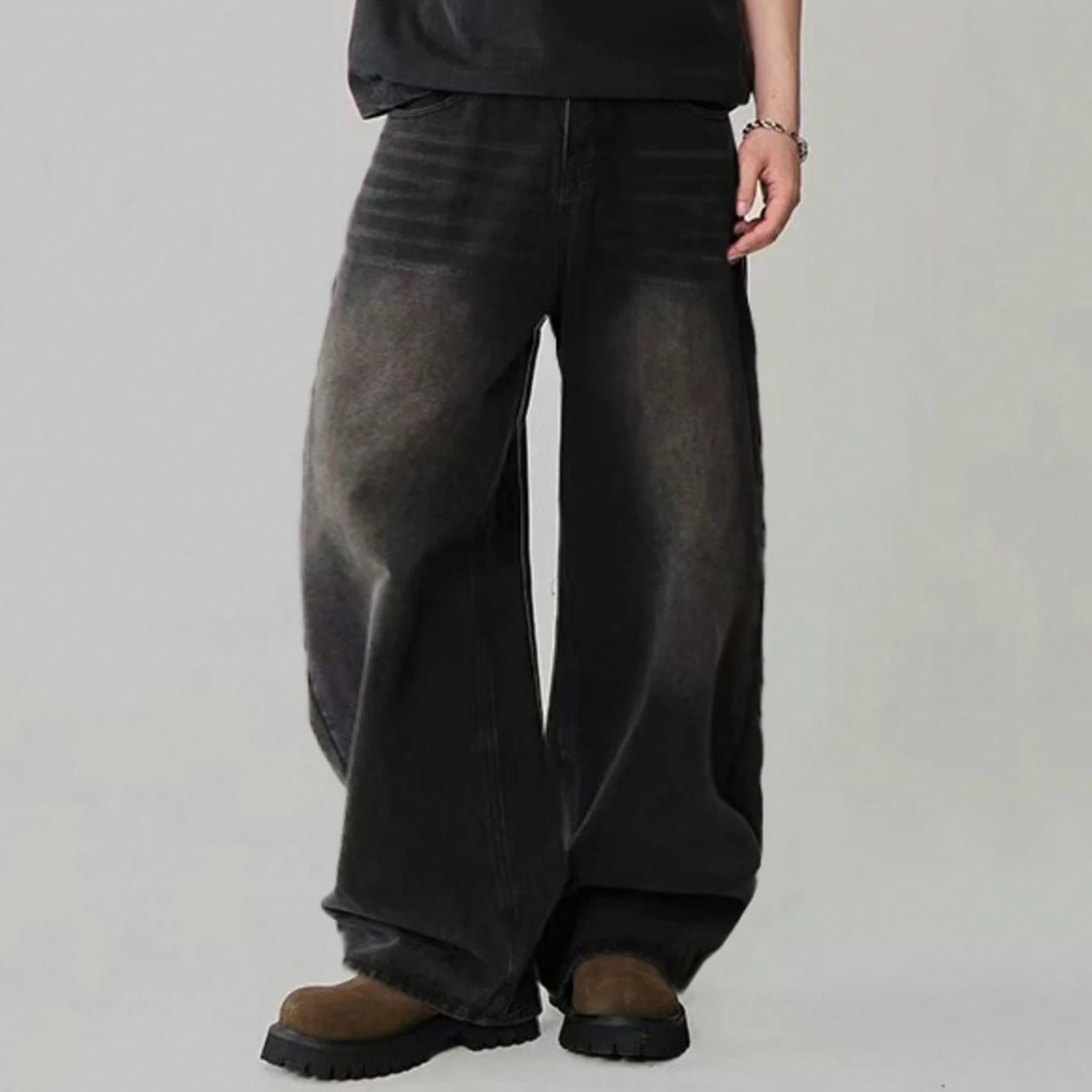 Vintage washed jeans