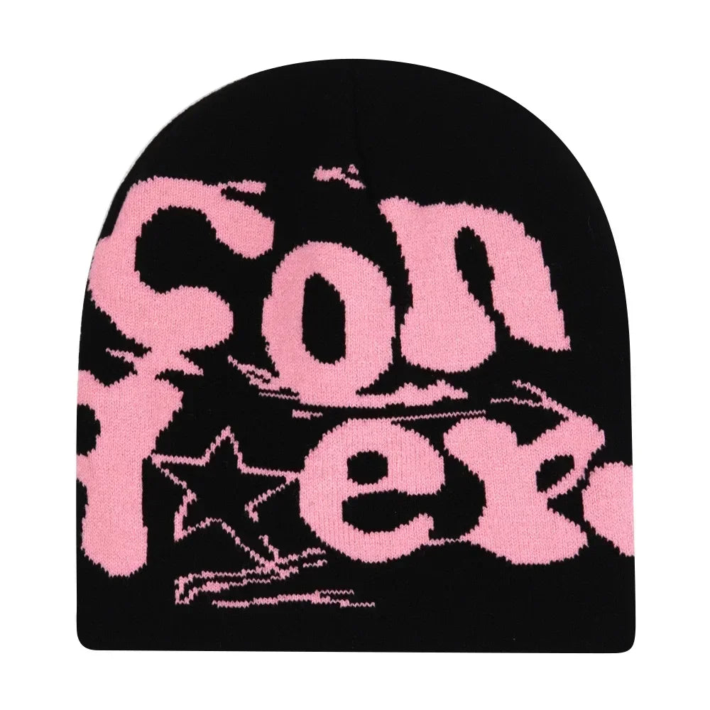 Y2K Letter Knit Beanie