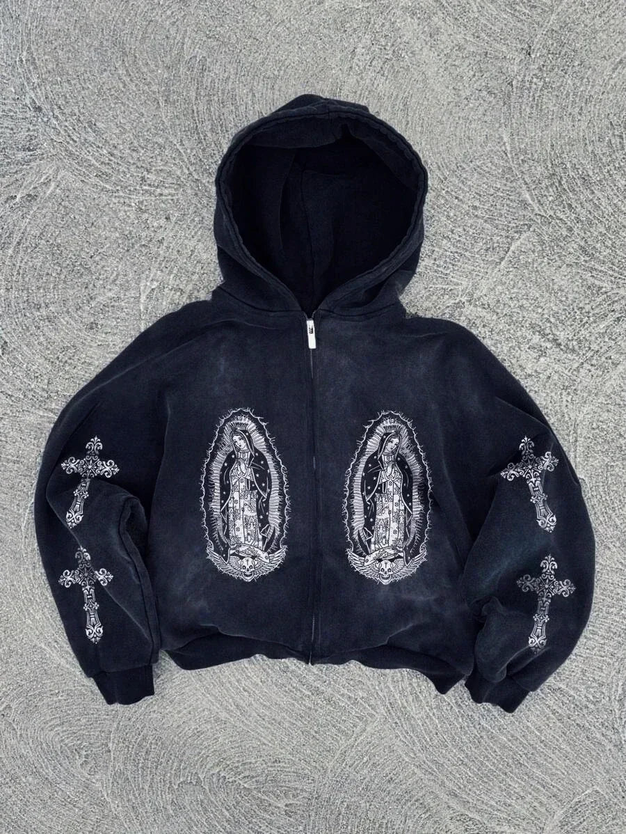 Vintage custom zip up