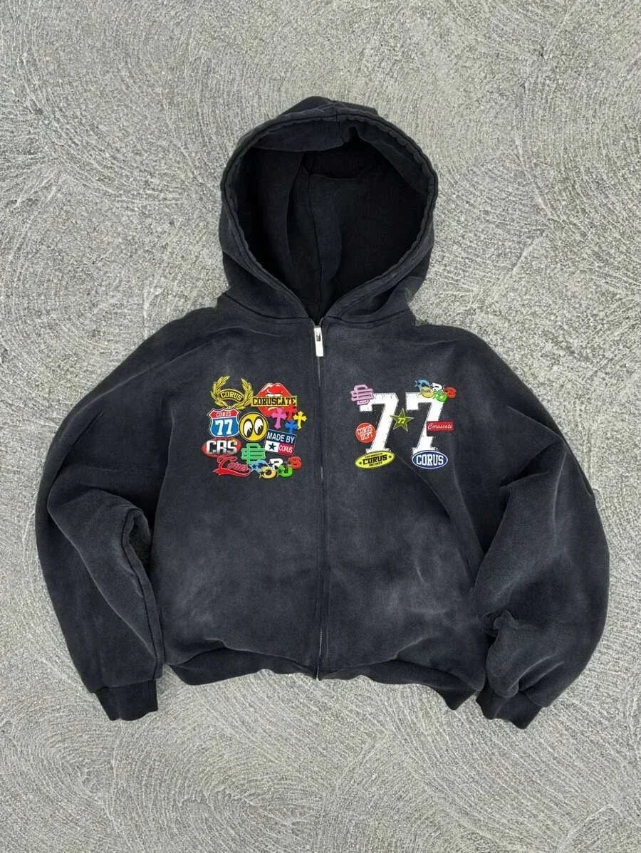 Vintage custom zip up