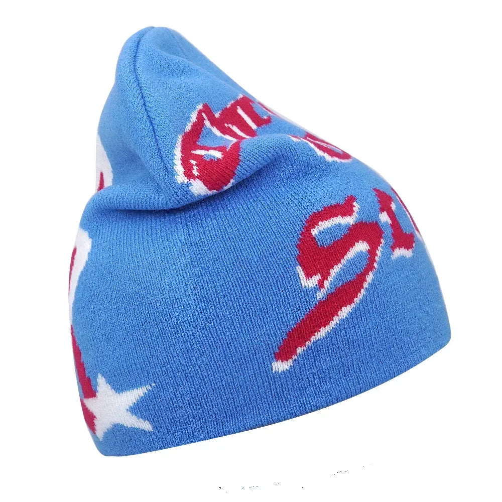 Y2K Letter Knit Beanie