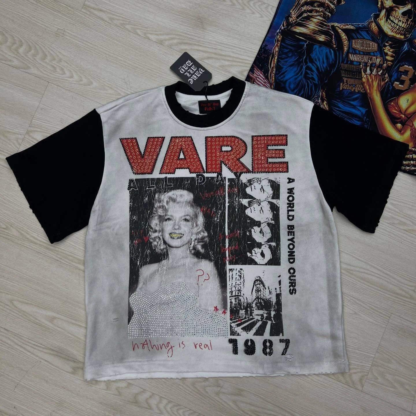 Rhinestone Diamond Baggy T-Shirt