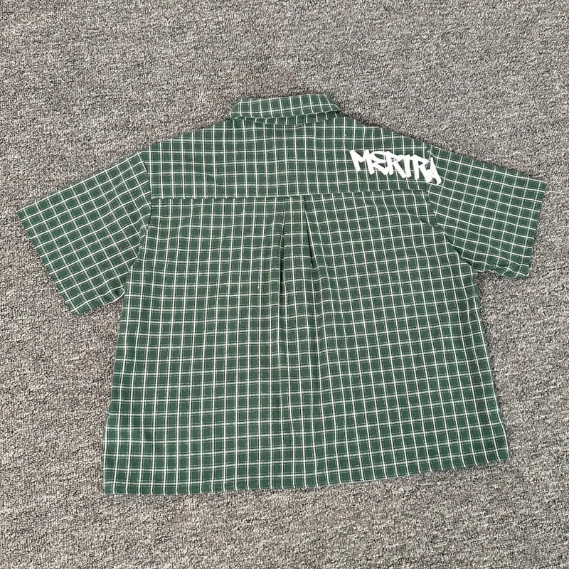 Cropped Plaid Shirt
