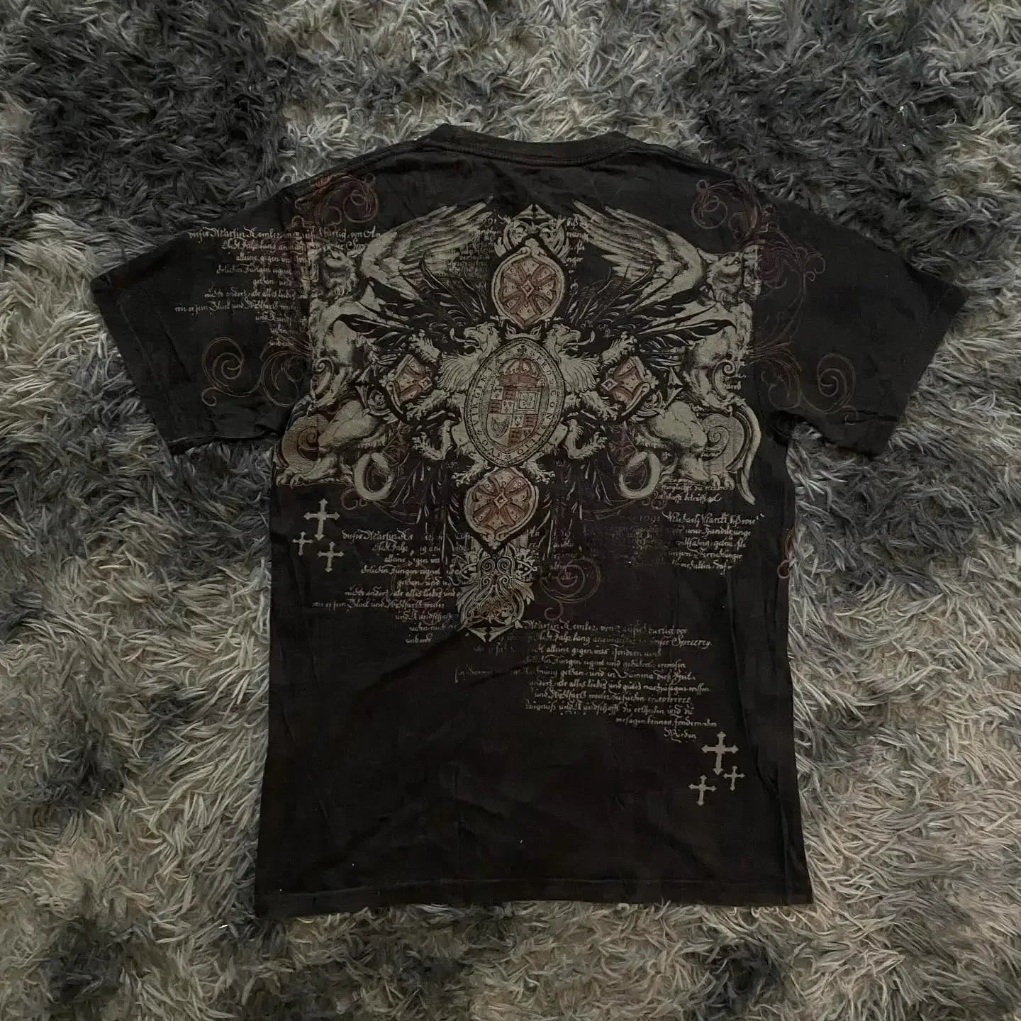 Gothic Skull Long Sleeve Tee
