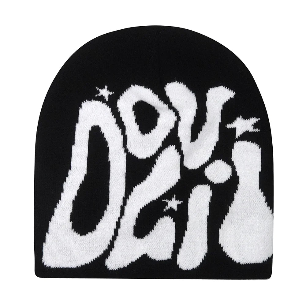 Y2K Letter Knit Beanie