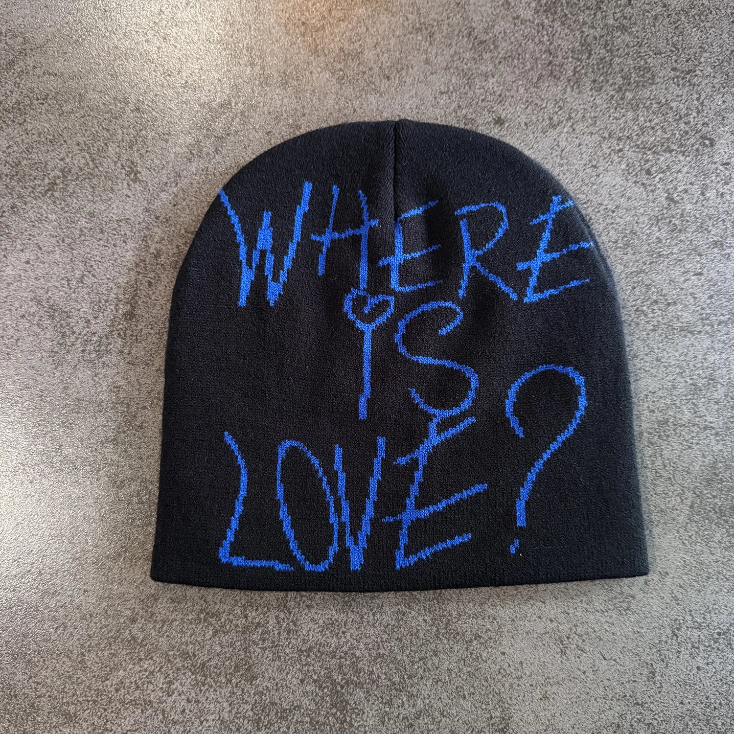 Y2K Letter Knit Beanie
