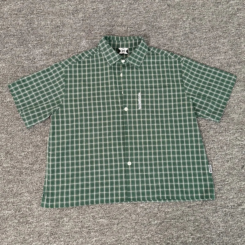 Cropped Plaid Shirt