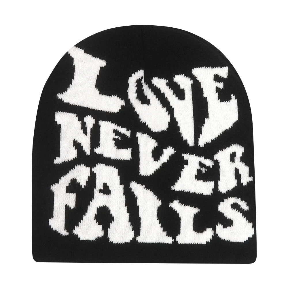 Y2K Letter Knit Beanie