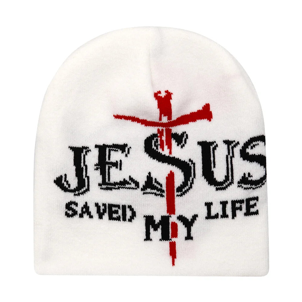 Y2K Letter Knit Beanie