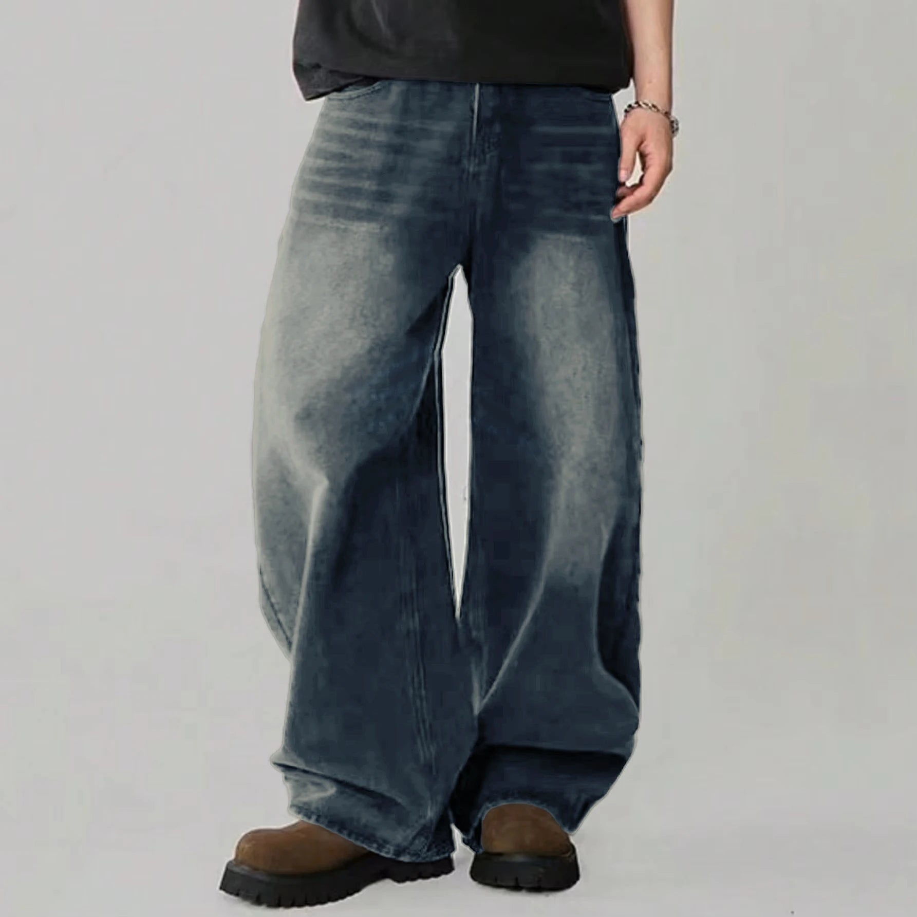 Vintage washed jeans