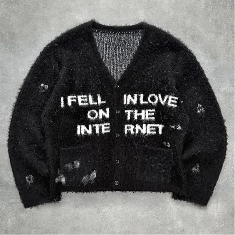 "I fell In Love On The Internet" Cardigan