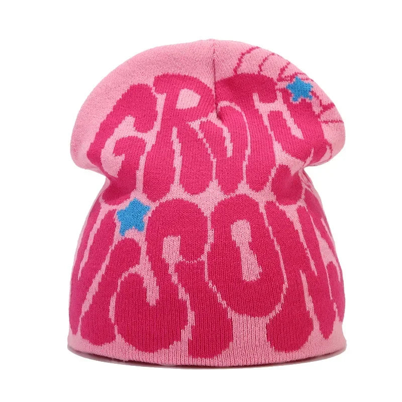 Y2K Letter Knit Beanie