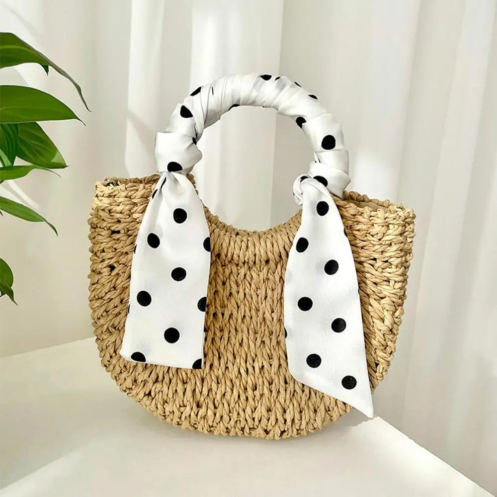 Polka Dot Silk Scarf