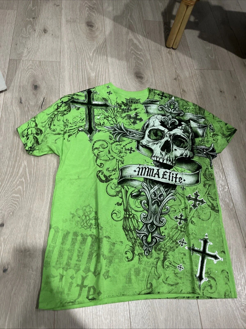 Gothic Red Eye Spliced T-Shirt