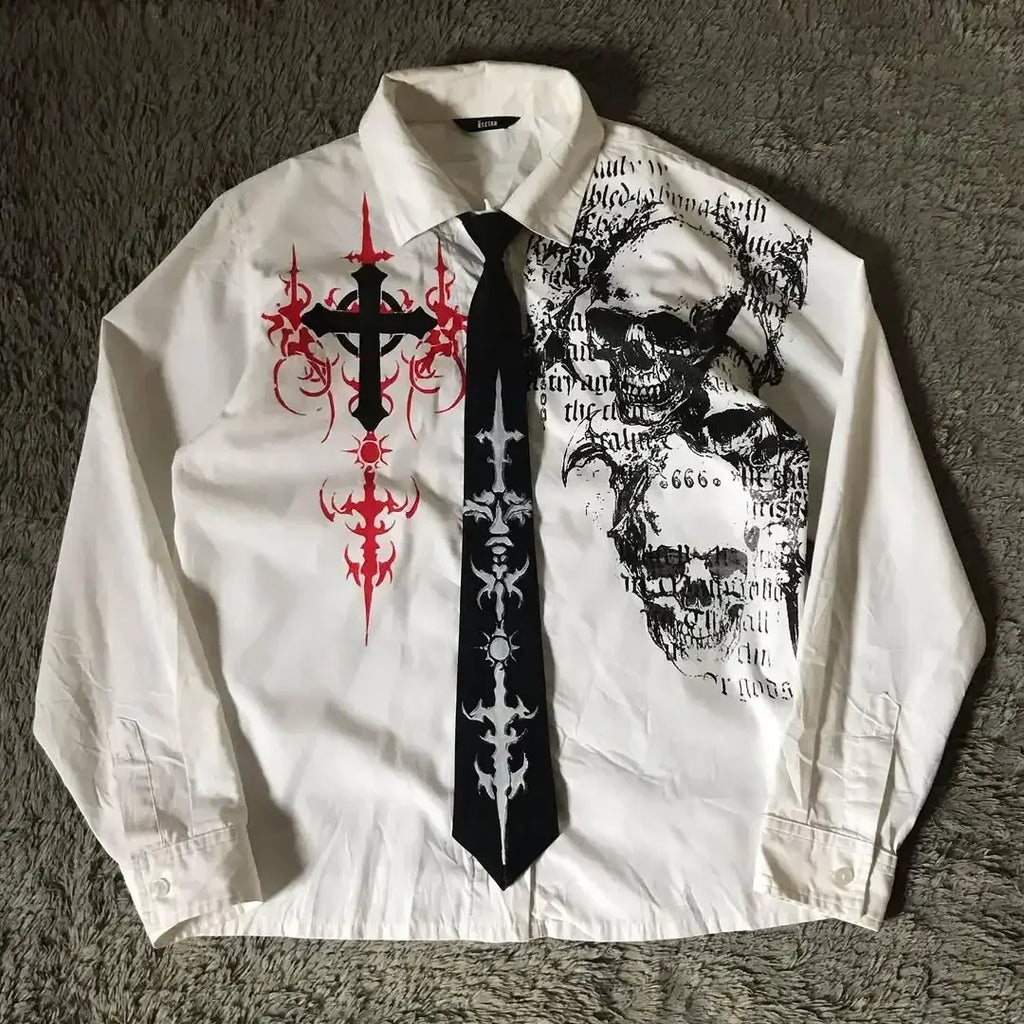 Y2K White Shirt Affliction