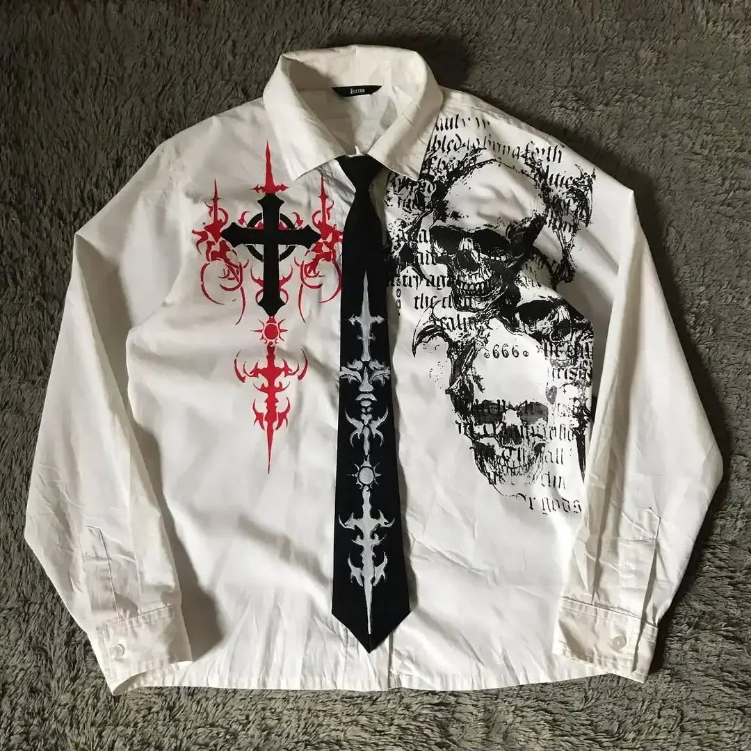 Y2K White Shirt Affliction