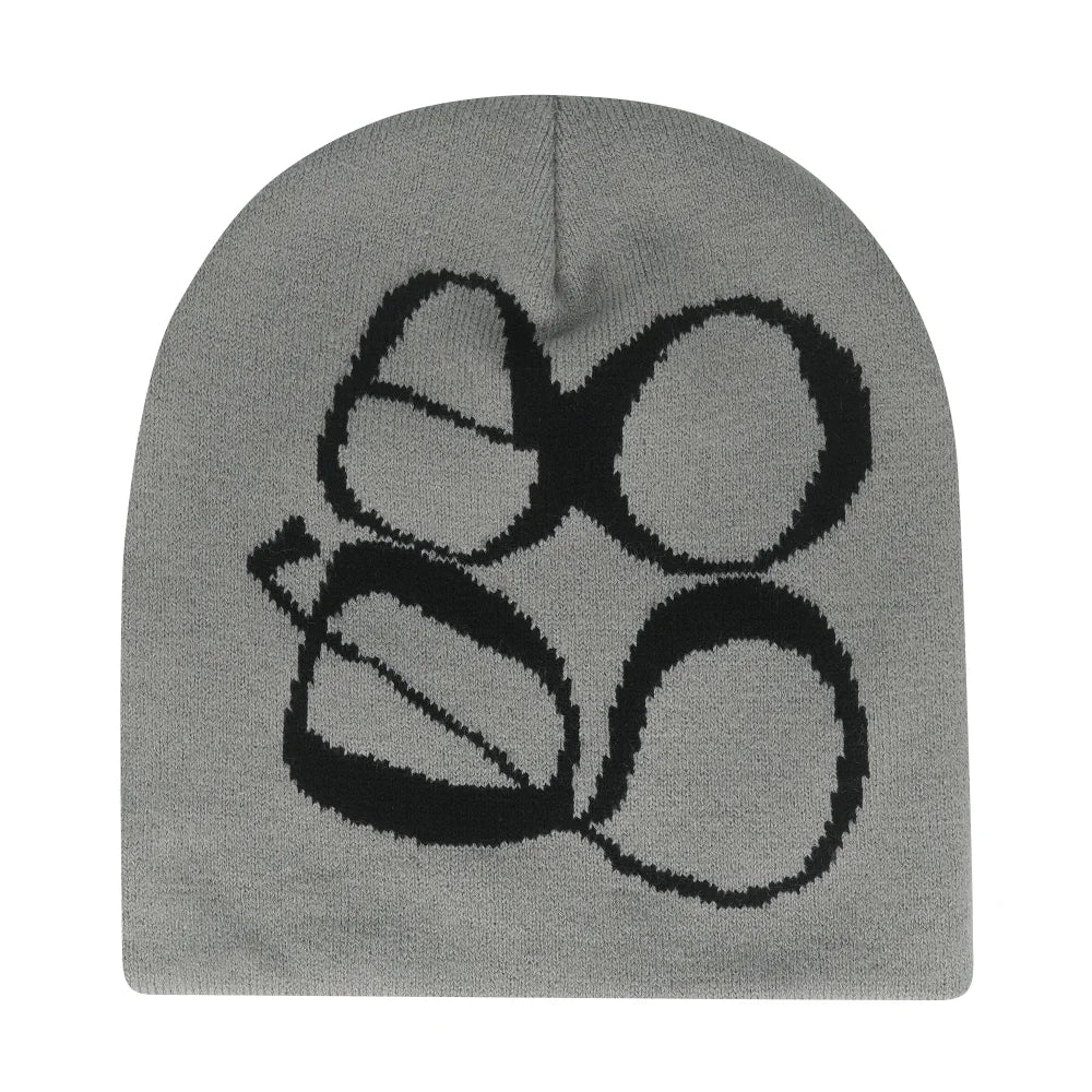 Y2K Letter Knit Beanie