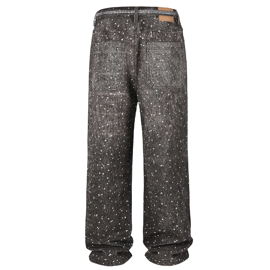 Rhinestone Denim jeans