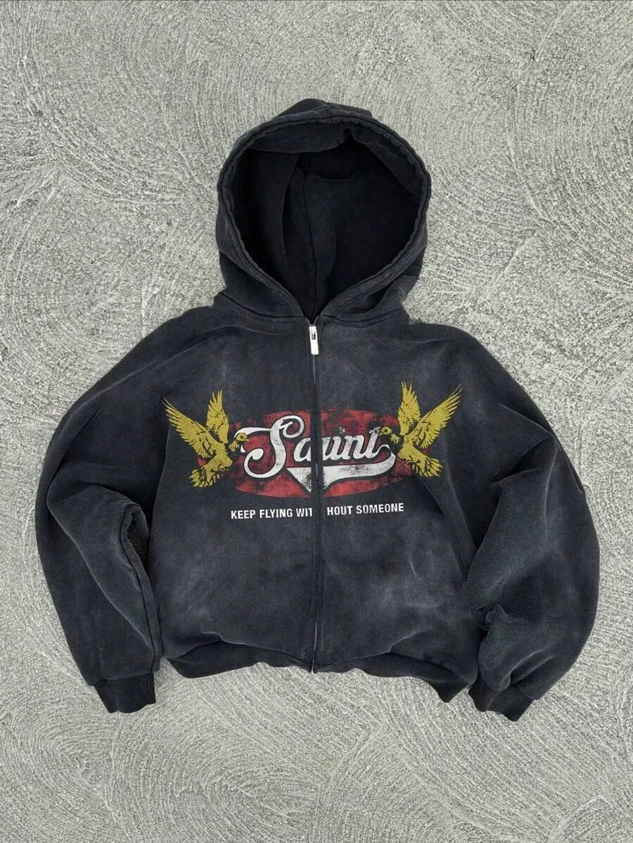 Vintage custom zip up