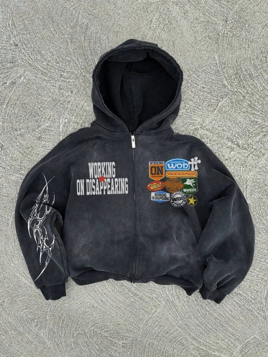 Vintage custom zip up