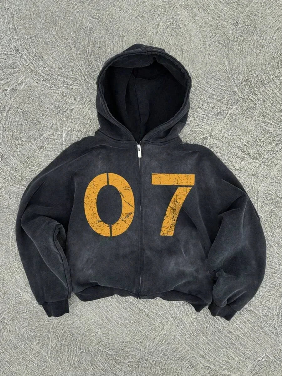 Vintage custom zip up