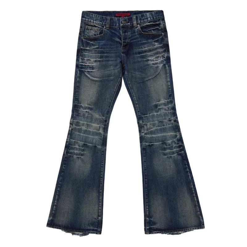 Arctic White Flared Jeans