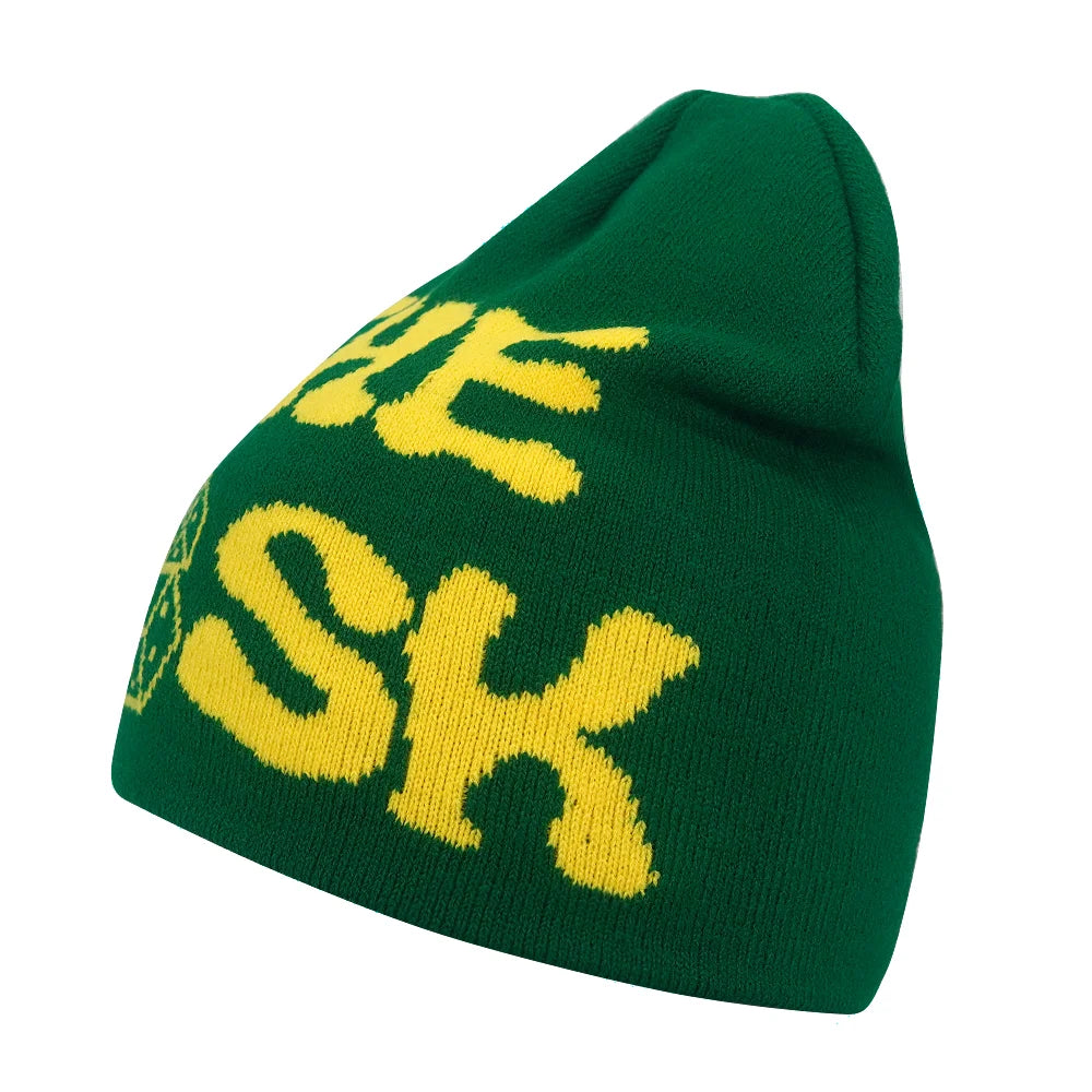 Y2K Letter Knit Beanie