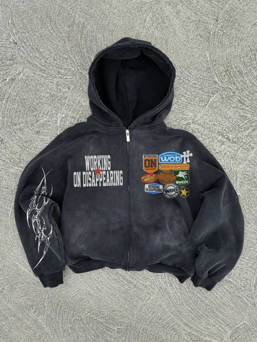 Vintage custom zip up