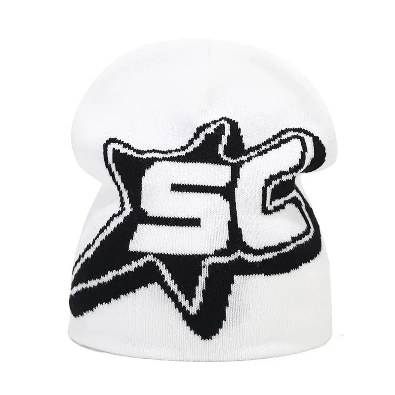 Y2K Letter Knit Beanie
