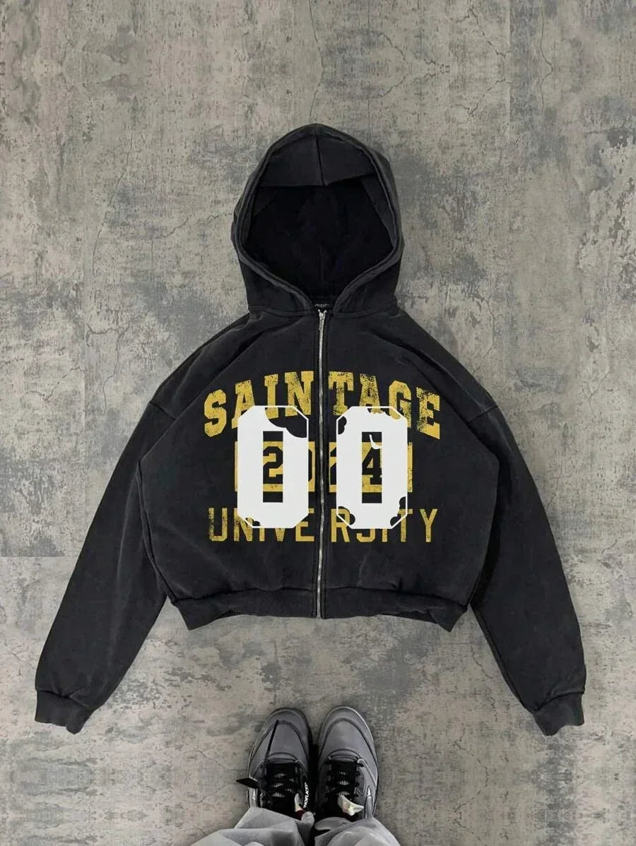 Vintage custom zip up