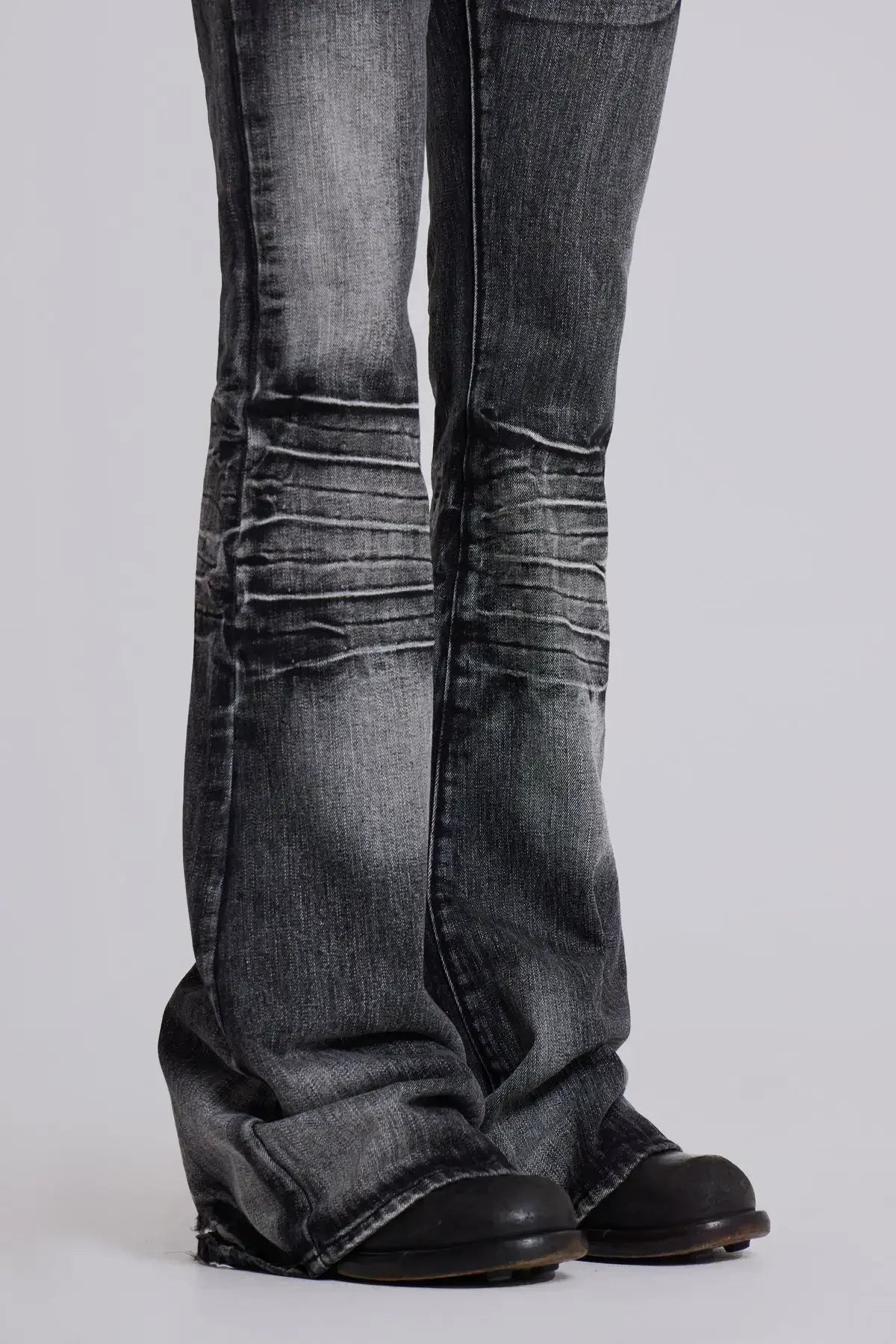 Arctic White Flared Jeans