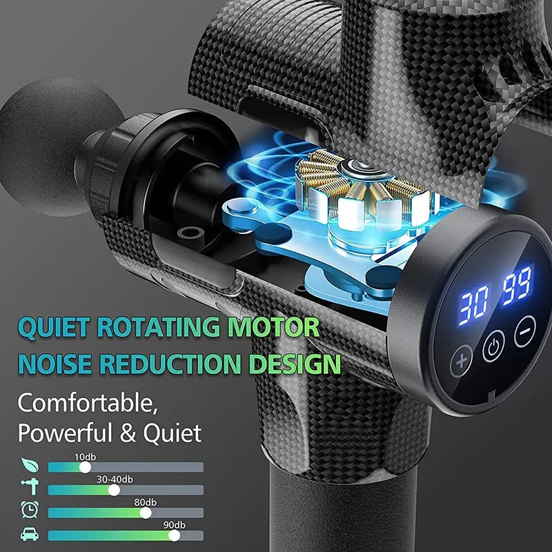 30-Level Deep Tissue Massage Gun